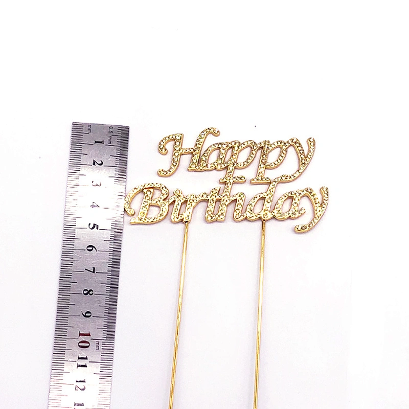 birthday cake accessories party decorations cake topper in jonquil rhinestone