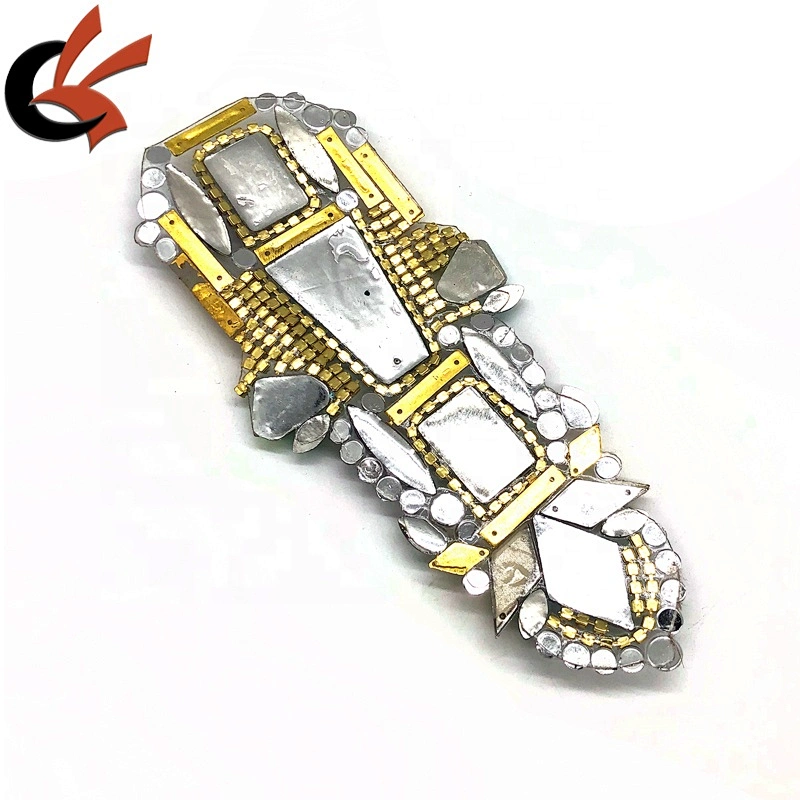 Wholesale Carnival colors crystal rhinestone iron on patch appliques