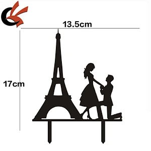 hot sale Mr&Mrs Cake Topper Acrylic Silhouette Wedding Cake Topper