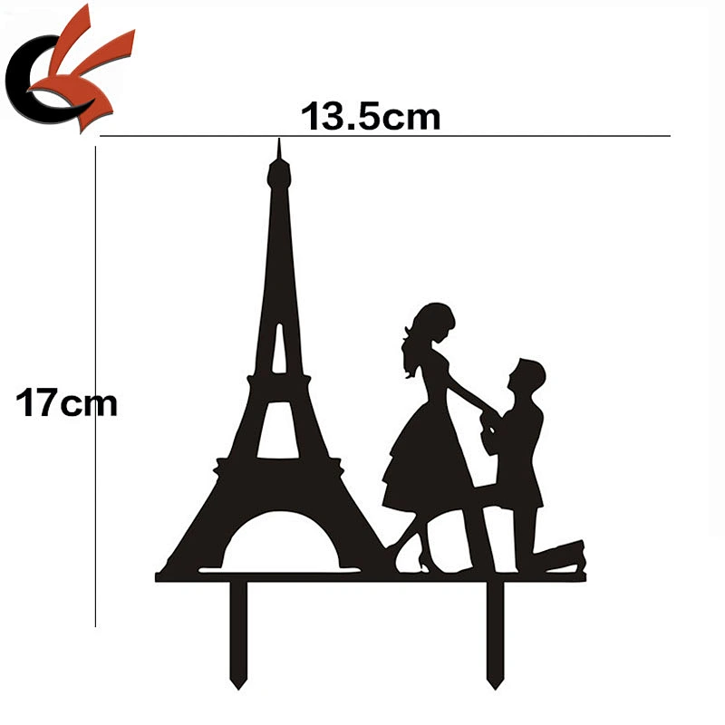 hot sale Mr&Mrs Cake Topper Acrylic Silhouette Wedding Cake Topper