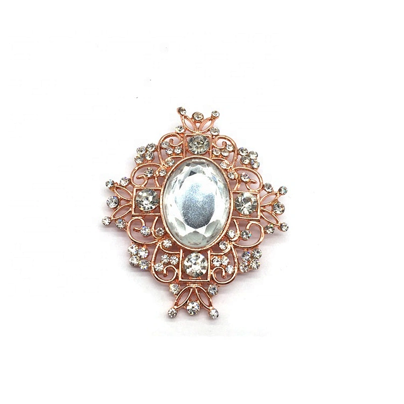 Wholesale Bulk Lot Vintage Crystal Brooch Pin Dress Rhinestone Decoration Jewelry Buckle