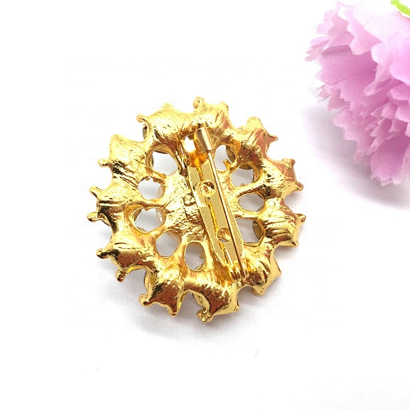 High quality cheap price wholesale in bulk crystal faux pearl beads brooch