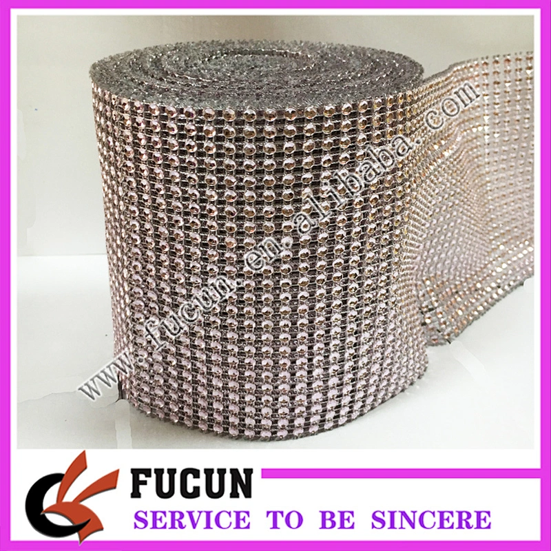 Rhinestone Mesh Trim Plastic Sew On Trim Applique Garments Wedding Accents Party Decoration Diamond Mesh