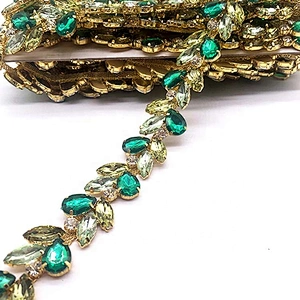 rhinestone trim by the yard wholesale bridal trim bridal belt sew on rhinestone  applique
