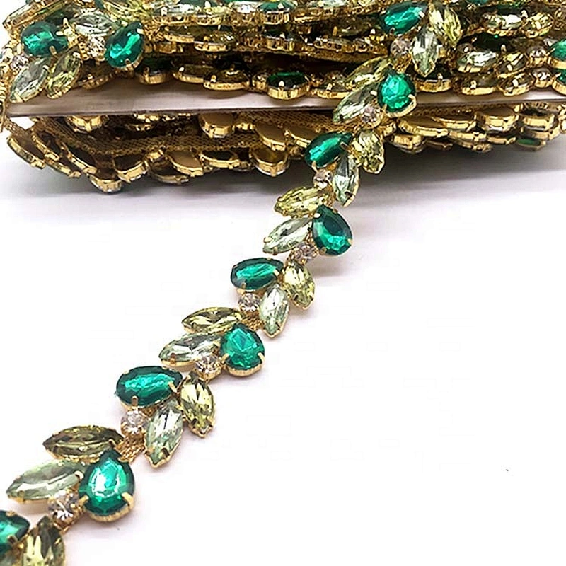 rhinestone trim by the yard wholesale bridal trim bridal belt sew on rhinestone  applique
