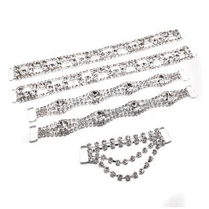 2020 High Quality Fashion Fancy Crystal Rhinestone Bikini Connector