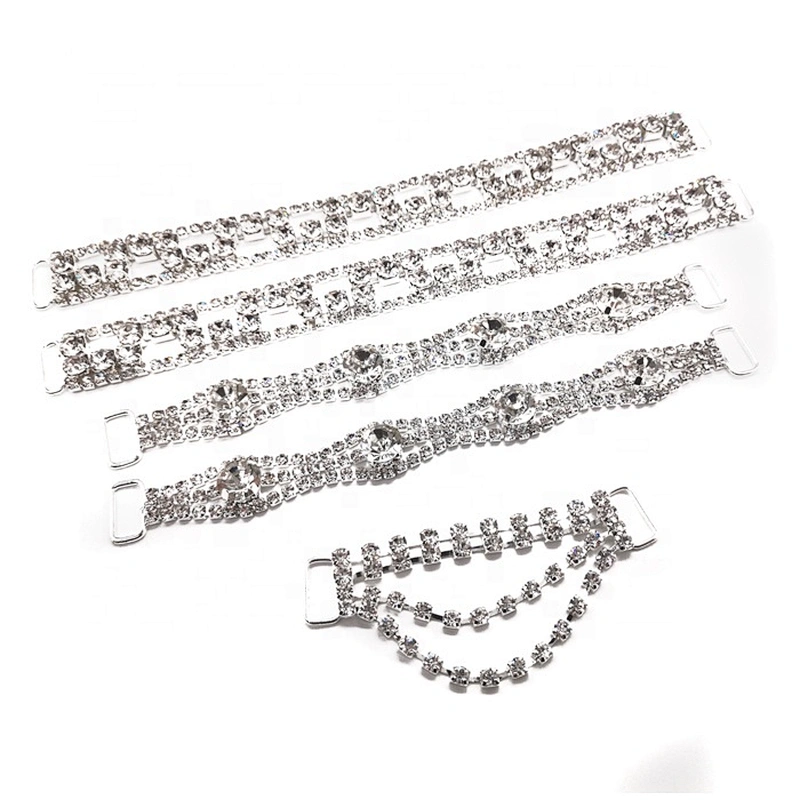 2020 High Quality Fashion Fancy Crystal Rhinestone Bikini Connector