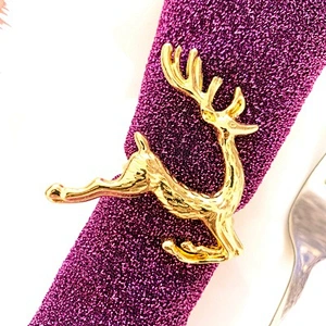 Amazon Popular Series Christmas napkin ring for table setting decoration