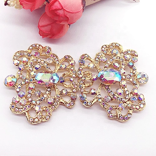 Sparkly Rhinestone Clasp Buckle For Wedding Invitation Card