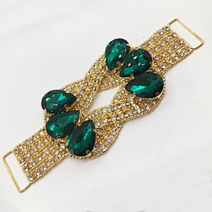 High Quality Crystal Rhinestone SILVER Metal Bikini Connectors Bikini Swimwear Connector