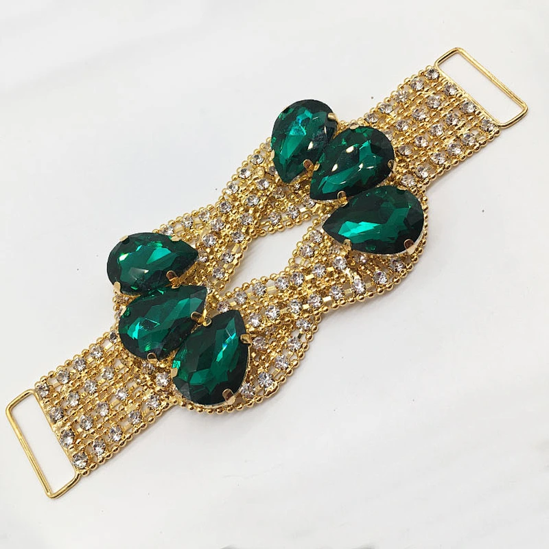 High Quality Crystal Rhinestone SILVER Metal Bikini Connectors Bikini Swimwear Connector