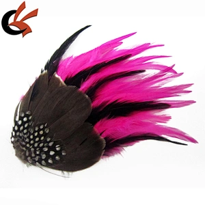 wholesale chicken feather pad for hair accessories