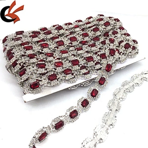 New Color Product 2021 Fashion Garment Decorative Rhinestone Crystal Banding Trimming