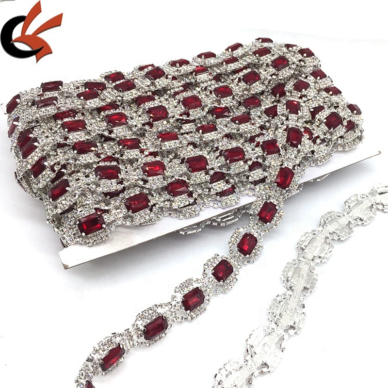 New Color Product 2021 Fashion Garment Decorative Rhinestone Crystal Banding Trimming