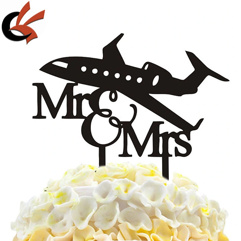 Acrylic Mr &Mrs Bride and Groom Wedding Love Cake Topper