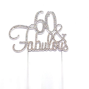 2021 New arrival Wedding Engagement decoration  crystal cake topper