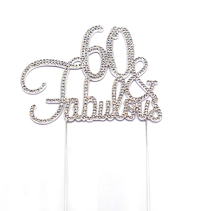 2021 New arrival Wedding Engagement decoration  crystal cake topper