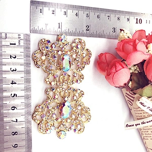 Sparkly Rhinestone Clasp Buckle For Wedding Invitation Card