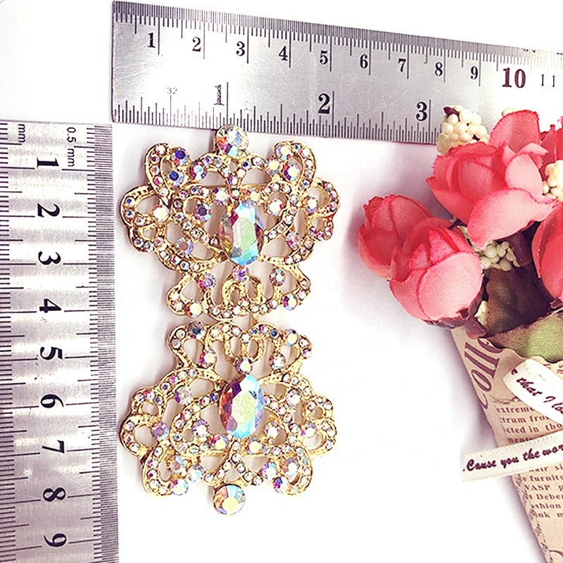Sparkly Rhinestone Clasp Buckle For Wedding Invitation Card