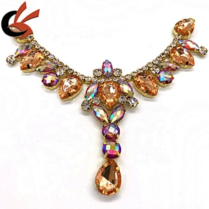 Decorative Rhinestone Crystal Chain Buckle for Garment Accessories