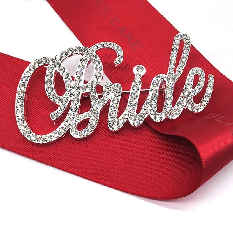 fashion wedding rhinestone diamante bride brooch pin