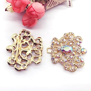 Sparkly Rhinestone Clasp Buckle For Wedding Invitation Card