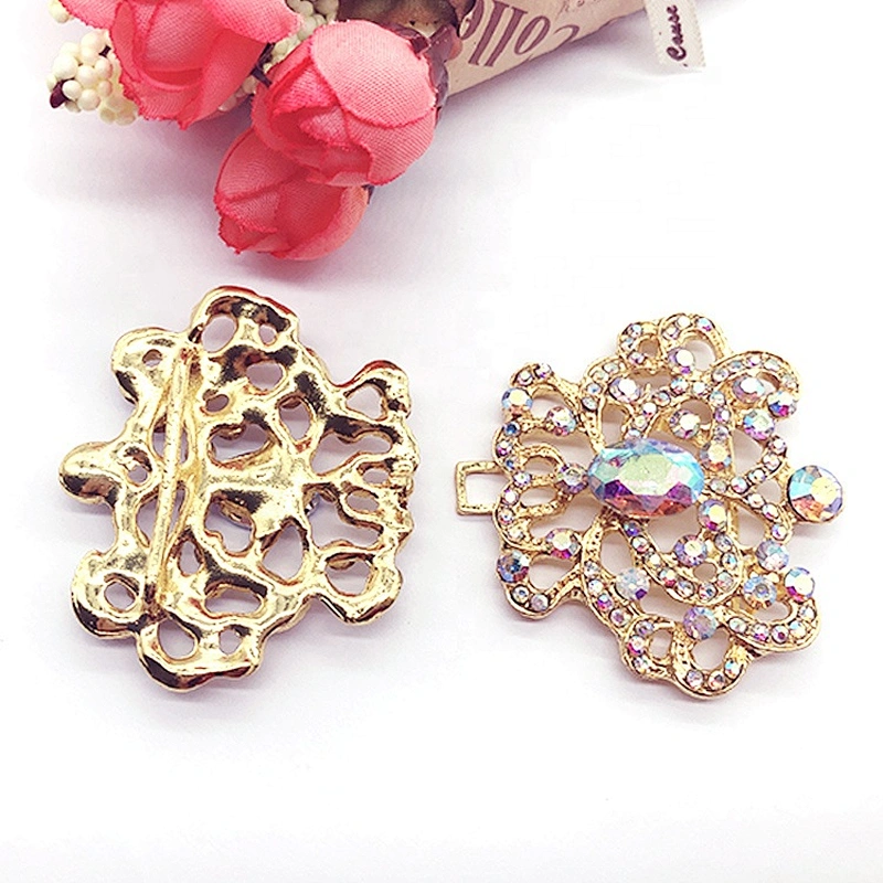 Sparkly Rhinestone Clasp Buckle For Wedding Invitation Card