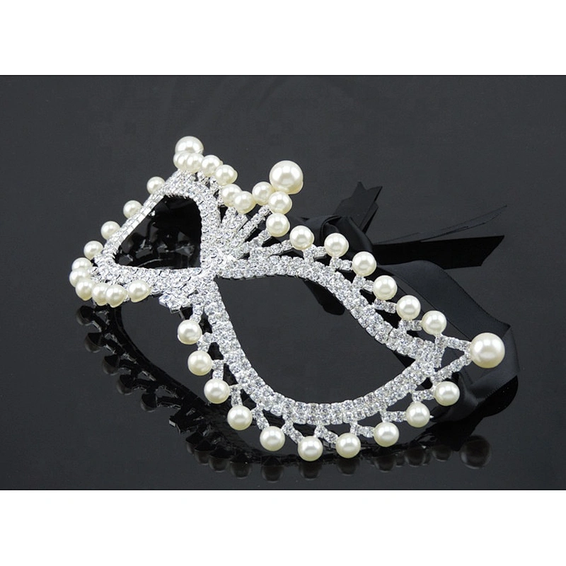 Bridal Full Rhinestone Crystal Fancy Masquerade Eye Mask for Halloween