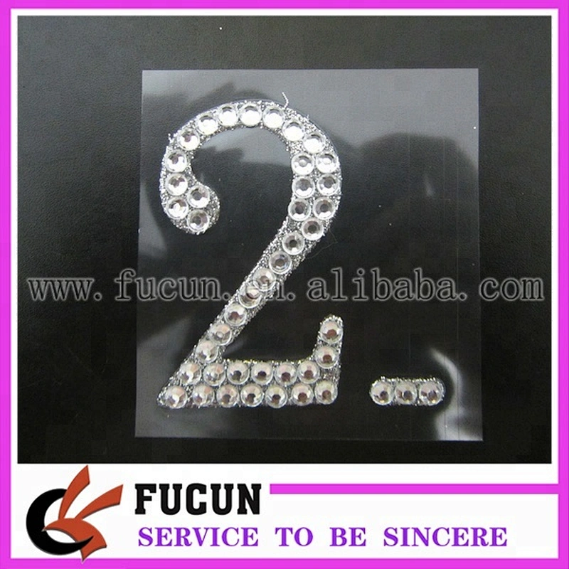 5cm Large Diamond Glitter Wedding Date Door Bling BIRTHDAY AGE NUMBERS STICKERS