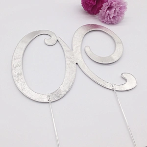 Table Number Rhinestone Wedding Anniversary Cake Decoration Monogram Cake topper