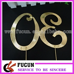 4.7inch birthday anniversary rhinestone number cake toppers wholesale NUMBER 20 30 40 50 60 70 80 90 100