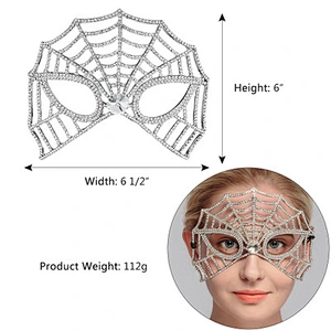 Customize Crystal Rhinestone Cat Eye  Masquerade Mardi Gras Mask wholesale