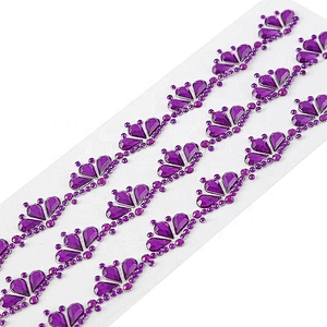 DIY Scrapbook Gift Party Decoration Self Adhesive Floral Crystal Trims Acrylic Rhinestone Sticker