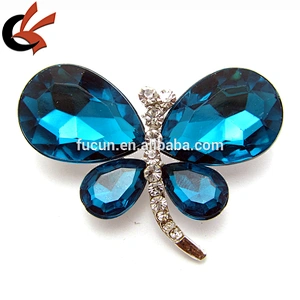 Dragonfly Colours Austrian crystal rhinestone silver Brooch