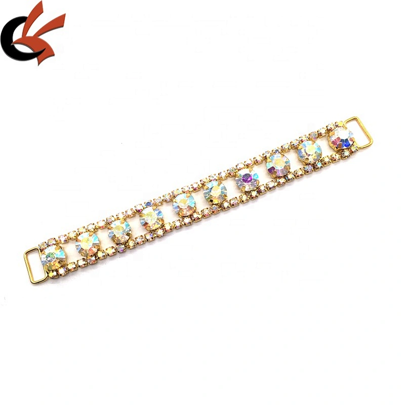 Factory Making Wholesale Fashion Jewelry Simple Design Swimwear Parts Rhinestone Bikini Connector