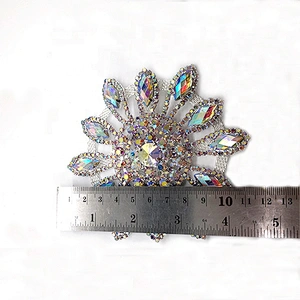 Custom rhinestone patch accessories jewelry for garment accessory