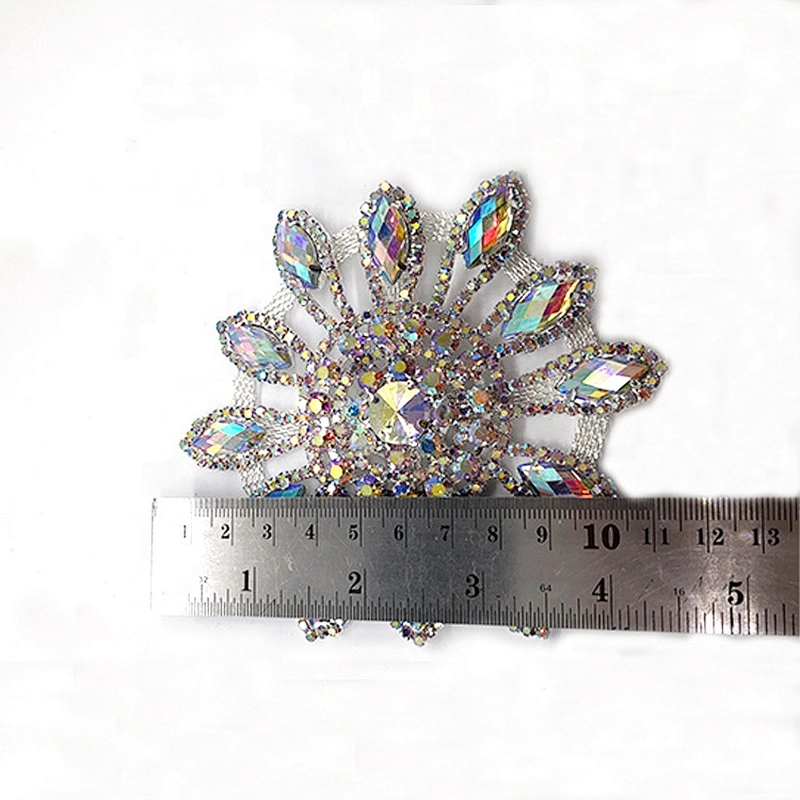 Custom rhinestone patch accessories jewelry for garment accessory