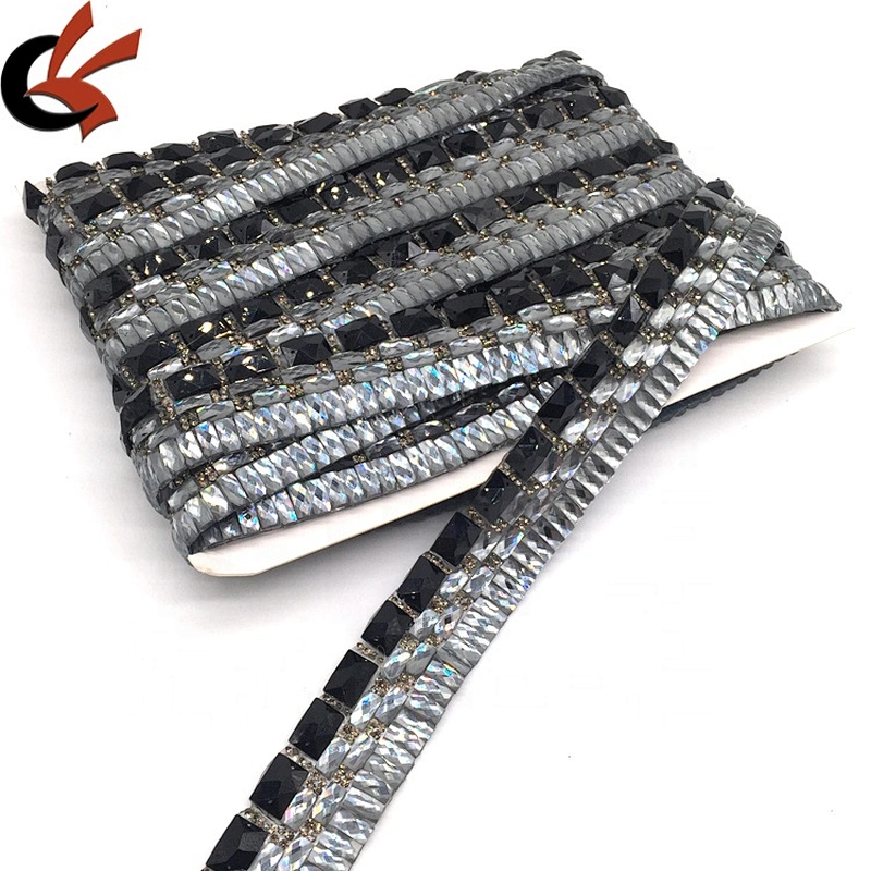 Costume Accessories Dress Decorating Supply Hot Fix Base Rhinestone Trim for Wholesale Dancing Dress