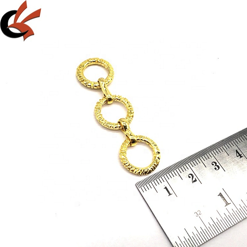 Factory Wholesale Women Handbag Ornament Gold Metal Swimwear Clasp Bikini Buckle Parts