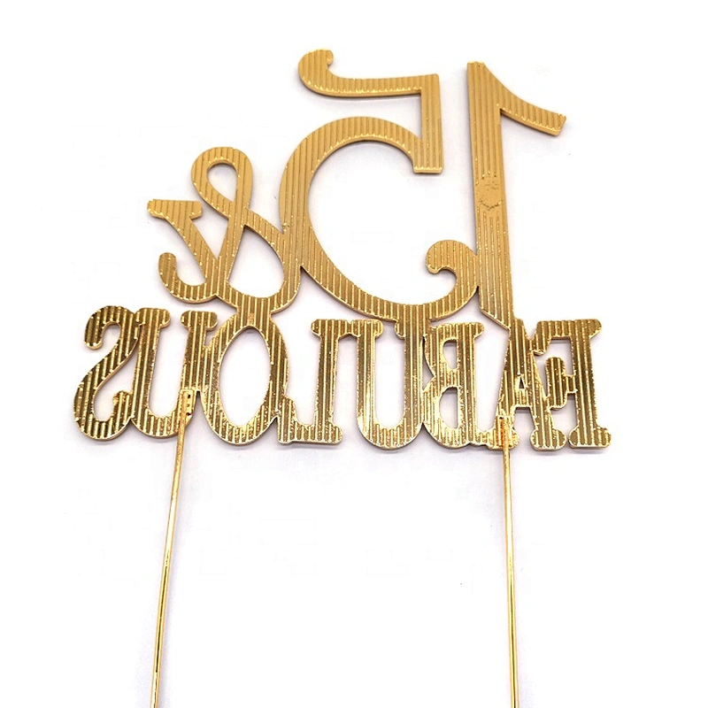 Premium Crystal Rhinestones Gold 15 16 18 40 50 & Fabulous Rhinestone Cake Topper