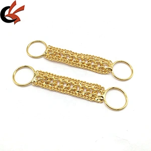 Fashion Wholesale New Design Bikini Connectors Gold Cycle Chain Bikini Connector For Top Swimsuit
