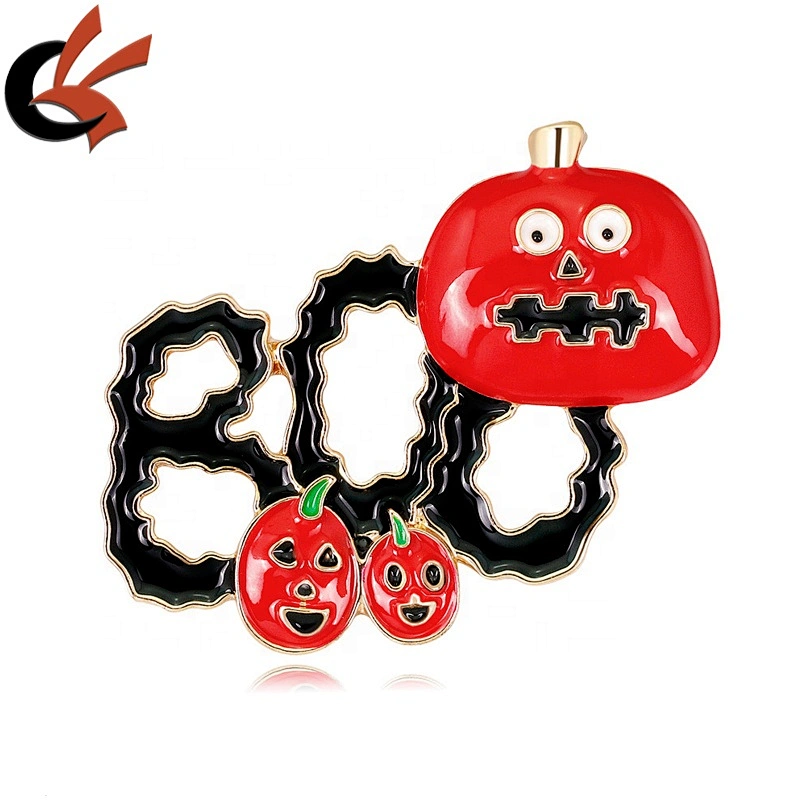 Fashion Halloween Gift Sweater Halloween Enamel Blame Boo Grimace Pumpkin Brooch Pins
