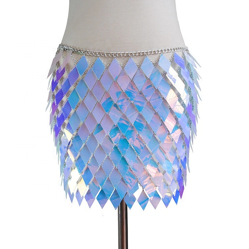 Sexy Shiny Vacation Style Beach Diamond Rhinestone Gems Bikini Body Chain  Suit