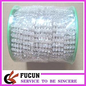 wedding cake crystal rhinestone chain trim