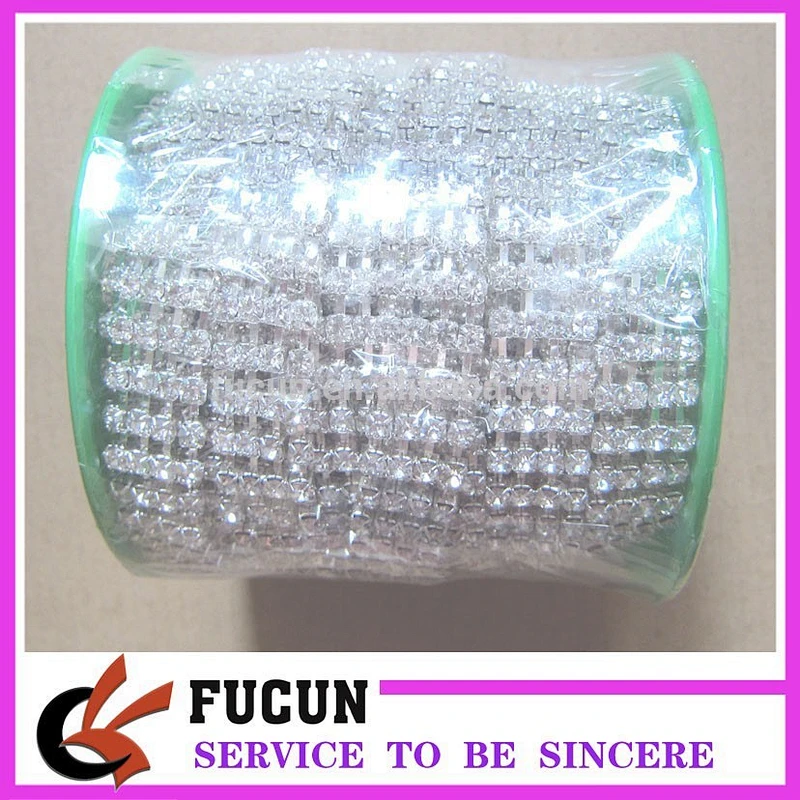 wedding cake crystal rhinestone chain trim