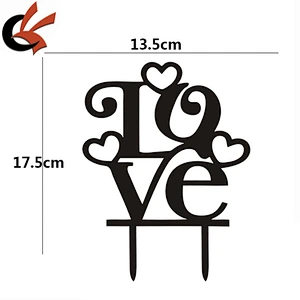 Personalized Love Cake Topper Wedding Cake Topper