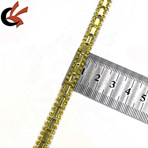 Factory direct sales New arrival Yellow glass Hot- fix rhinestone adhesive trimming