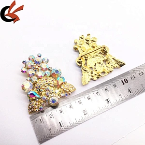 new wholesale gold plated costume accessories rhinestone belt buckle with loops and hook