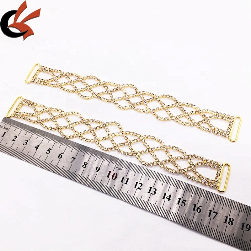 Wholesale Fashion Summer Gold Plated Net Ladder Bottom Bikini Connector For Swimsuit Competition