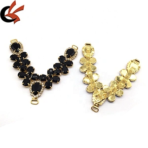 Shoe Buckle Making Colors Women Sandals Rhinestone Shoe Clip Upper Chain For Decoration Charms